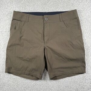 Kuhl Renegade Shorts Mens 36 Brown Cotton‎ Blend Stretch Hiking Style 5271